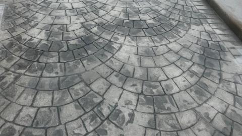 Baskı beton 